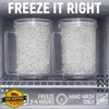 Granatan Clear Frozen Beer Mugs Set 2 16oz gallery