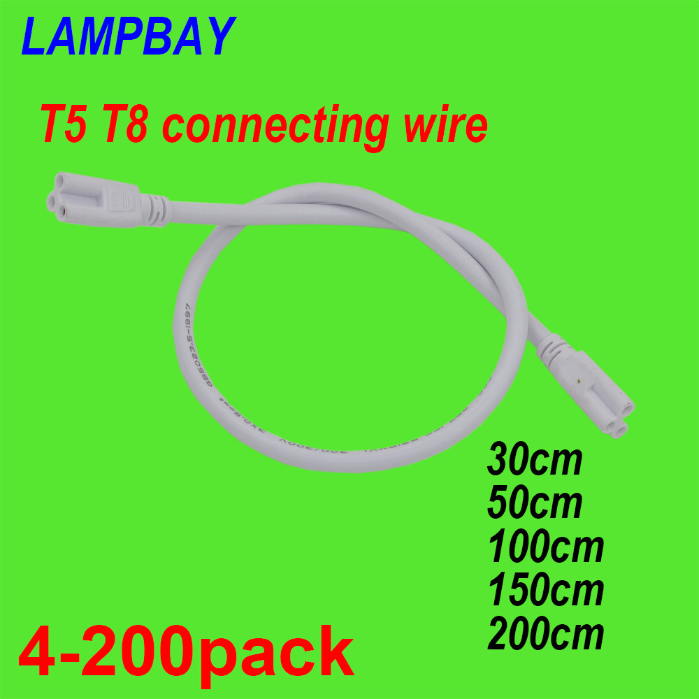 T5 T8 LED Integrated Tube Light Connecting Wire 30cm 50cm 100cm 150cm 200cm gallery