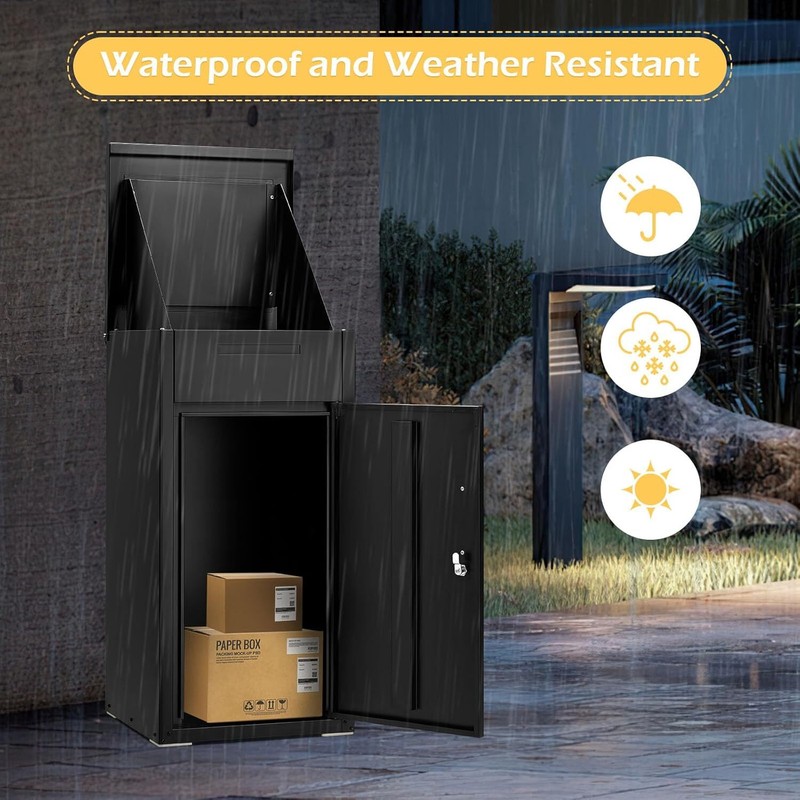 Large Package Delivery Box Storage Parcel Delivery Lockable Home Drop Container gallery