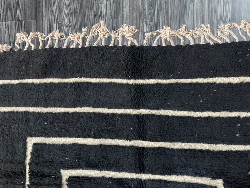 Custom Hand-Knotted Moroccan Wool Beni Berber Living Room Rug, Beni Urain gallery