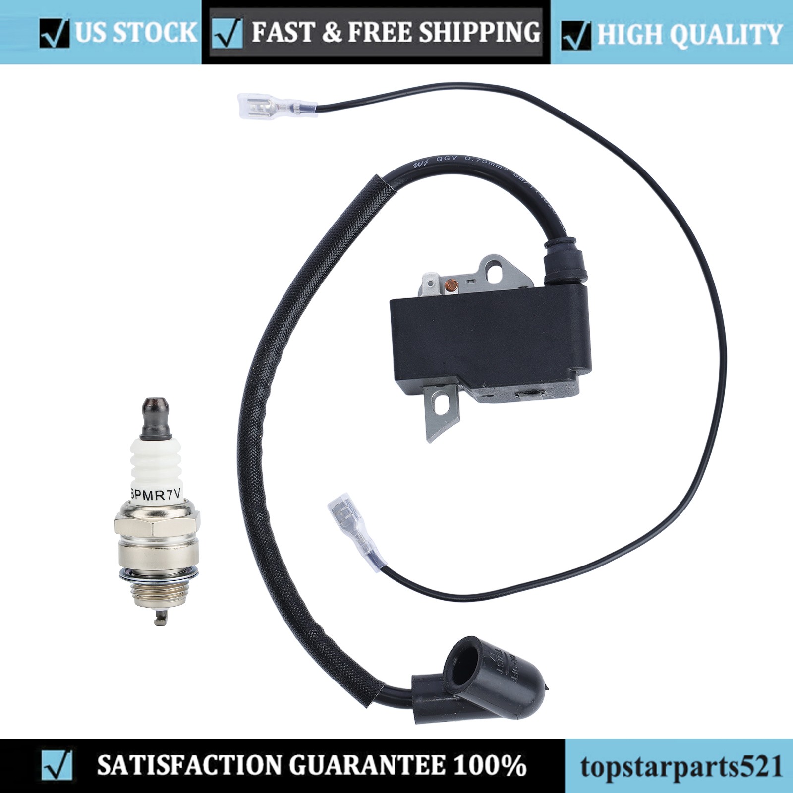 545046701 Ignition Coil Module for Husqvarna 124C 124R 124L 125C 125E Trimmer gallery
