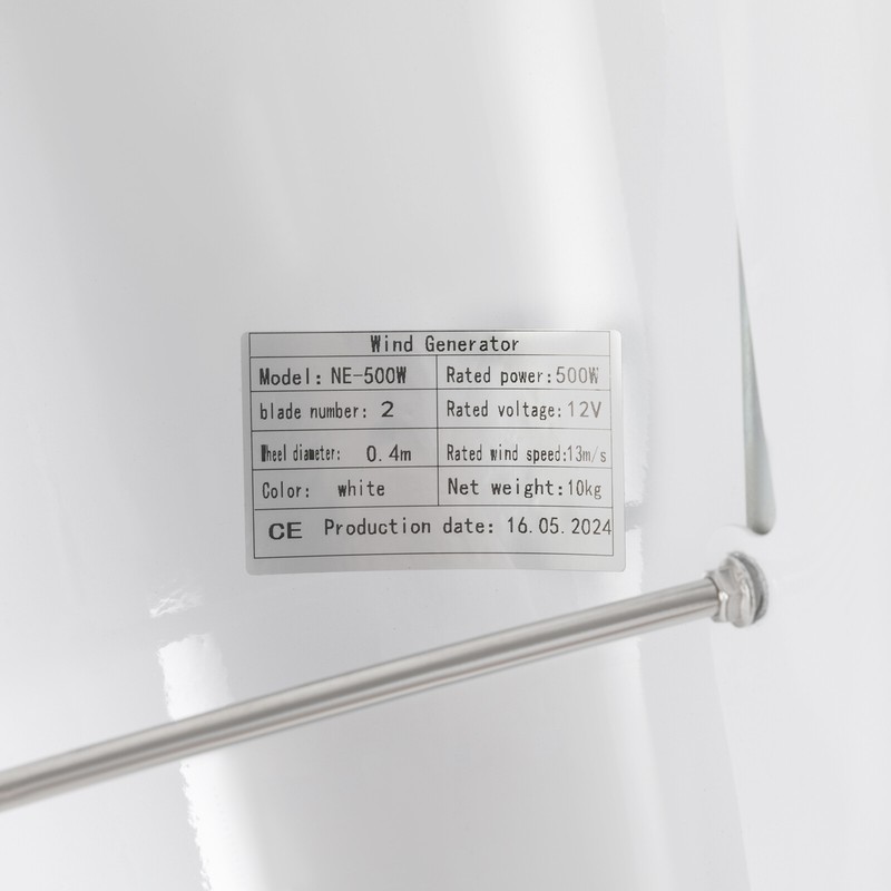 100W Helical Vertical Axis Wind Turbine Generator With Controller 12V/24V IP67 gallery