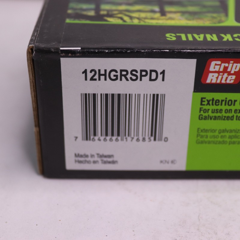 (70-Pk) Grip-Rite Ring Shank Patio Deck Nails Steel Hot-Galvanized #10 x 3-1/4" gallery