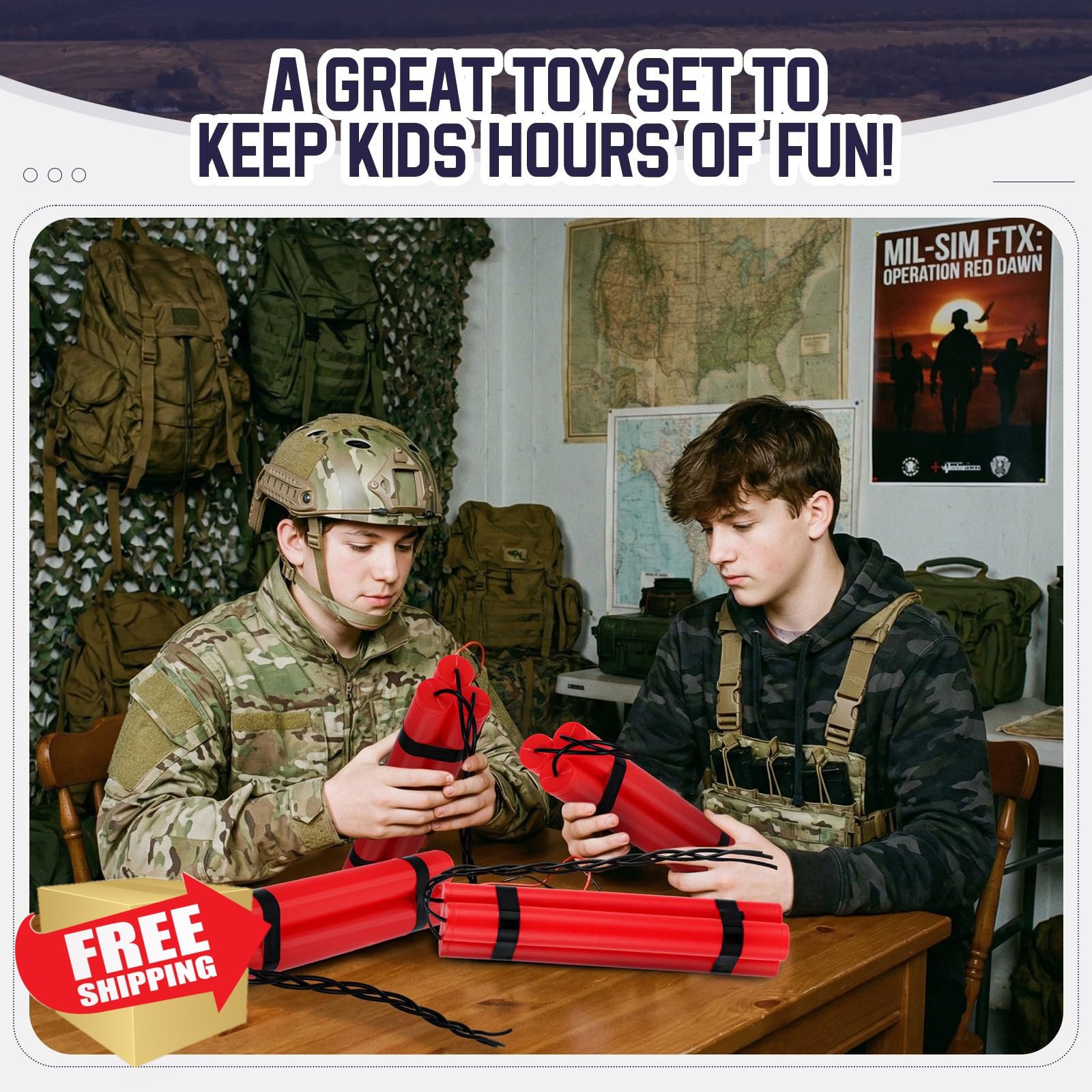 Sratte 24 Fake Dynamite Sticks Prop Toy gallery
