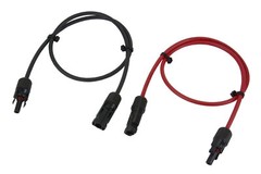 TEMCo Solar Panel Extension Connector 8, 10 or 12 AWG PV Cable Wire