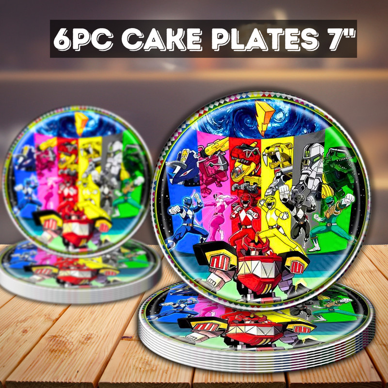 POWER RANGER TABLEWARE plate cup birthday party supplies decoration idea theme gallery
