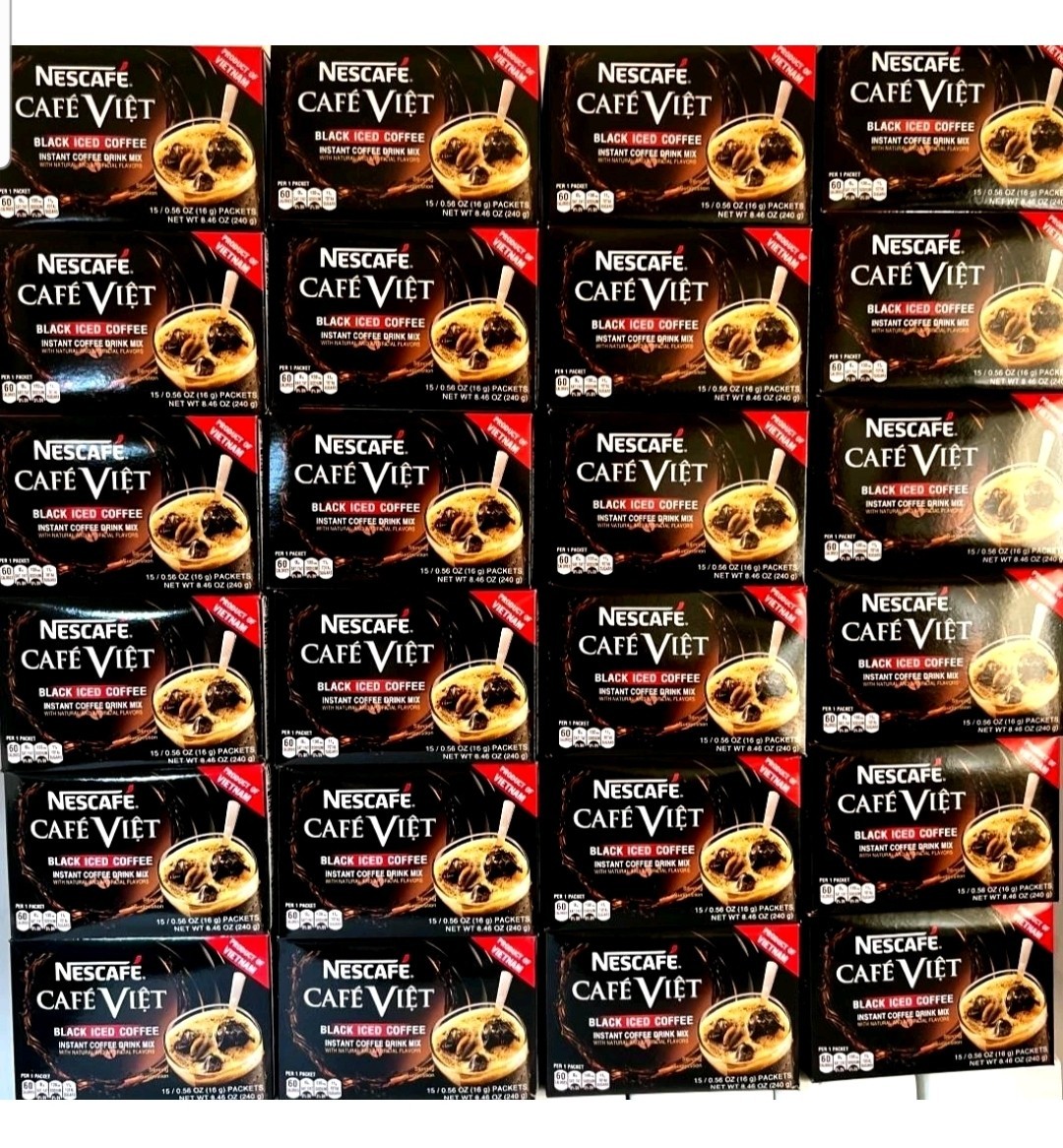 Nescafe Cafe Viet Instant Iced Black Coffee 15 Sachets x 16g(Pack of 24)~09/2026 gallery