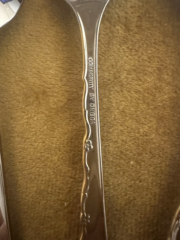 (3) TEASPOONS Oneida Community GOLDEN BELLE ROSE Stainless Flatware gallery