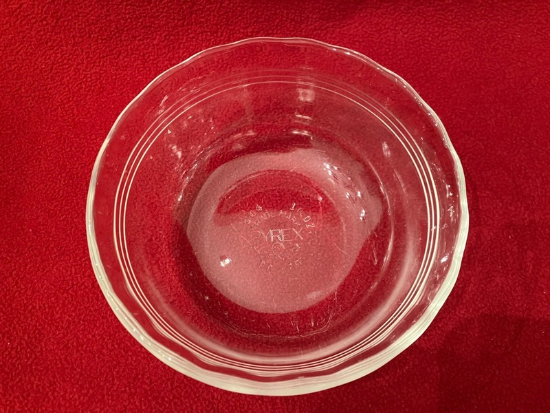 Vintage PYREX Clear Custard Cup/Ramekin #464, 10 Ounces gallery