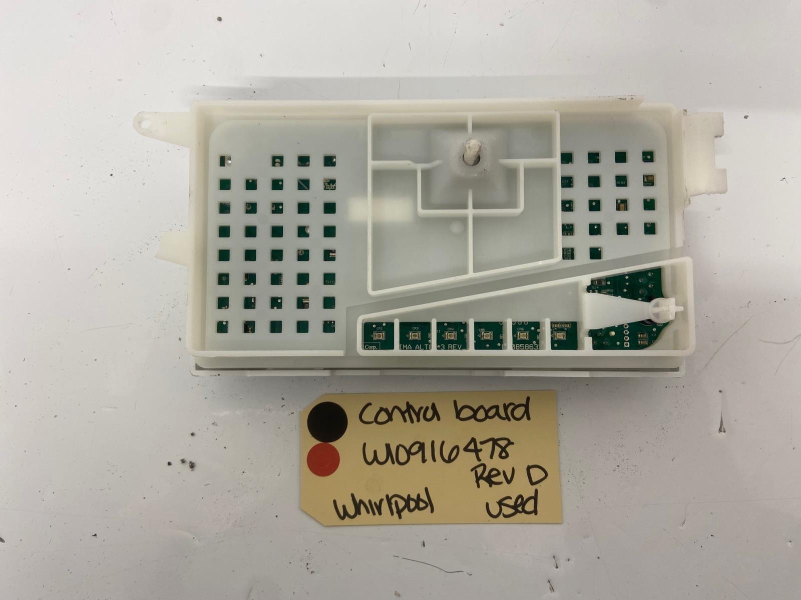 Whirlpool Washer W10916478 Rev D control board used gallery