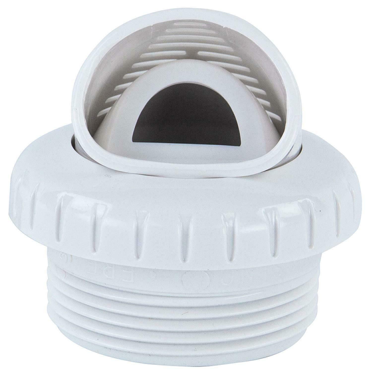 Infusion VRFTHWH 1.5" Threaded Inlet Fitting Pool Return Line Jet Venturi White gallery