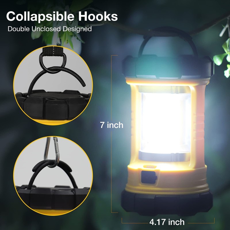 Camping Lantern, 3200LM Bright Camping Lights, 4600mAh Power Bank & Rechargea... gallery