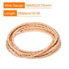 Twisted Cloth Covered Wire 3Core 18AWG 5m/16.4ft,Electrical Cable,Rose Gold Tone gallery
