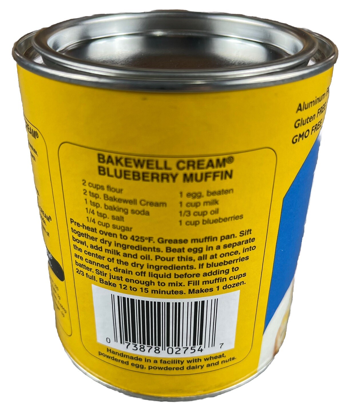 The Original Bakewell Cream Leavening Agent - 8 Ounce Can Gluten Free GMO Free gallery