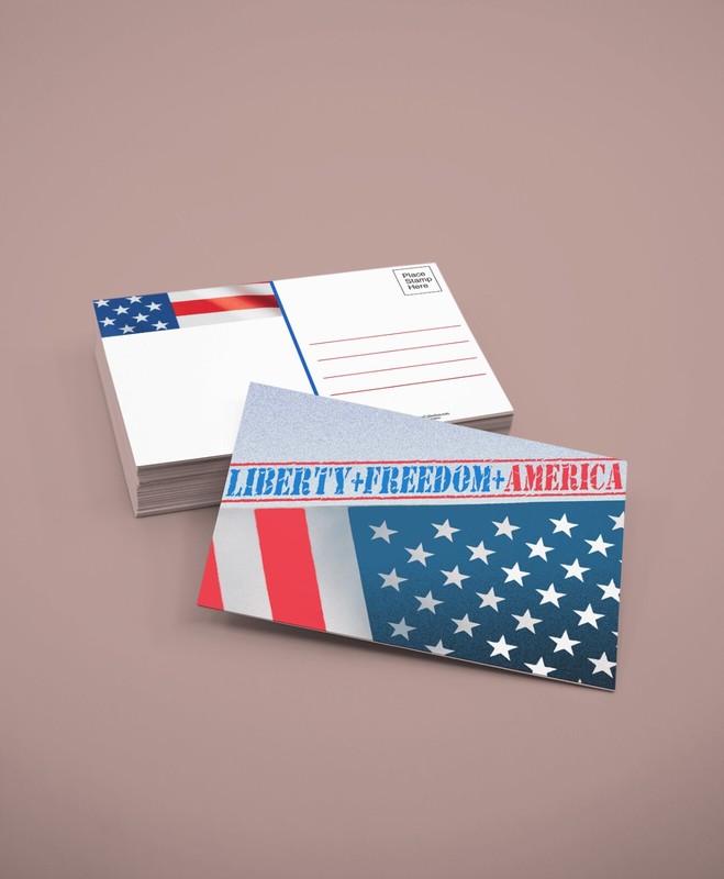 Assorted Patriotic Postcards | 36 Pack All Occasion Postcards | American Flag gallery