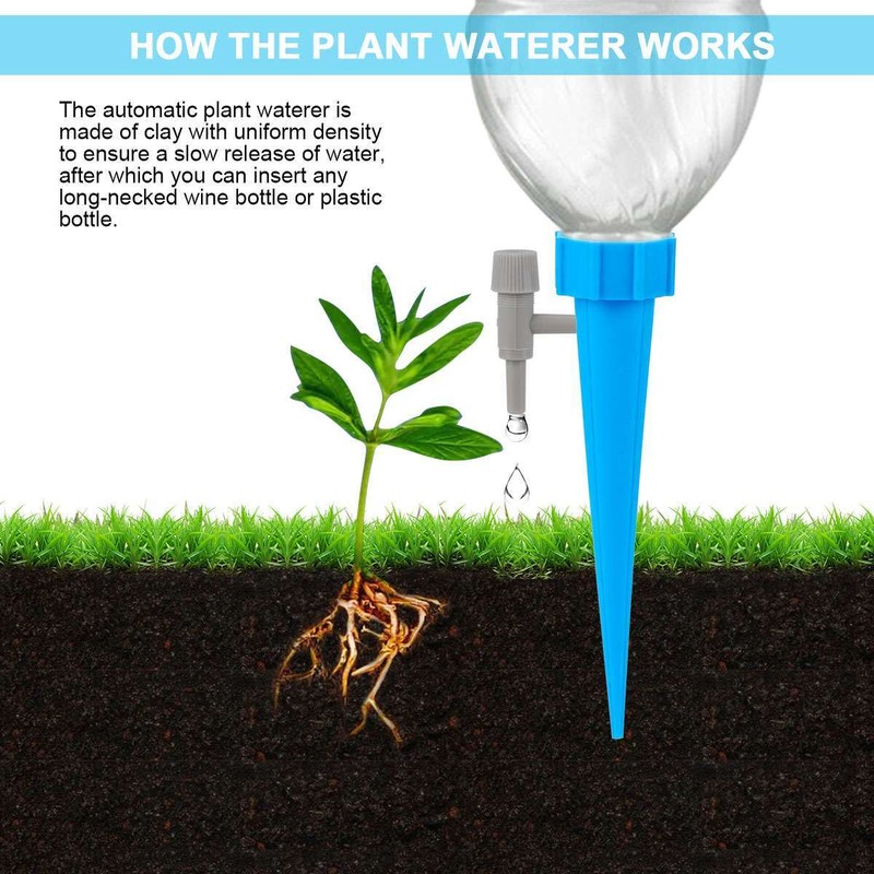 20Pcs Self Watering Spikes Automatic Irrigation Watering Drip System for Plants gallery