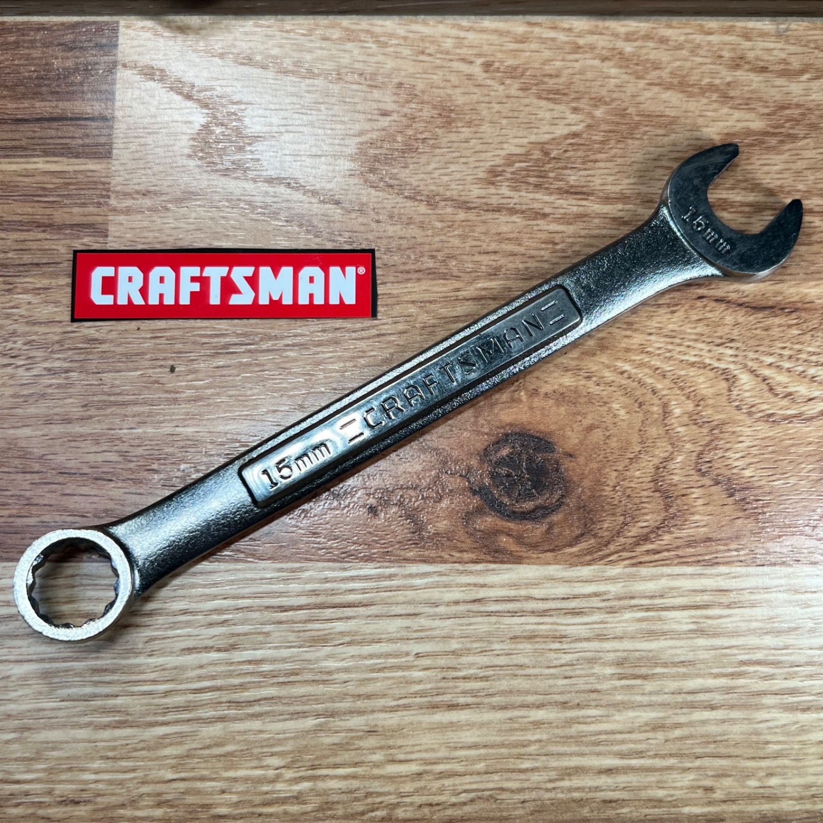 Craftsman 42919 15mm Combination Wrench -VA- 12 Point Ultrasonic Cleaned gallery