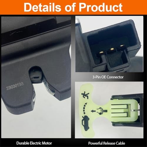 Tailgate Lock Actuator Compatible with 2020 2021 2022 Corolla Rear Trunk Deck gallery