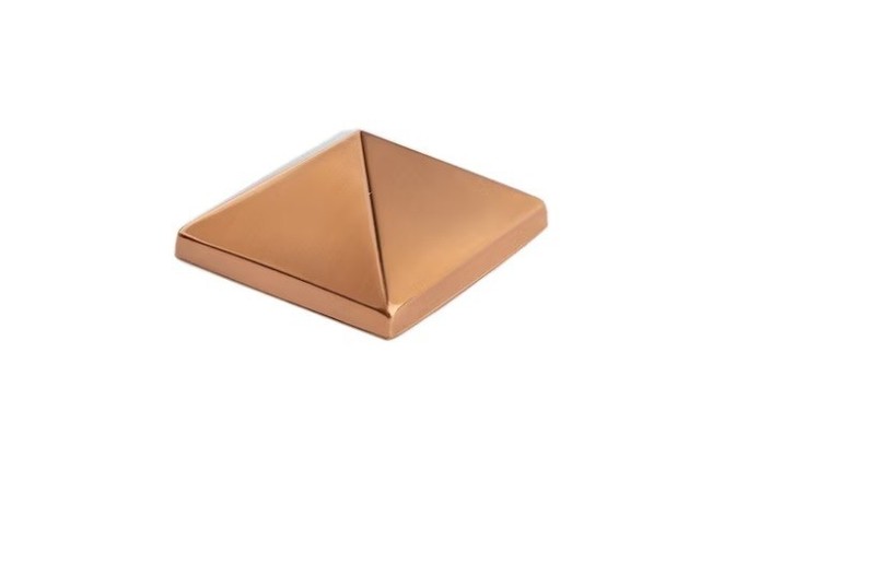Deckorators 4-in x 4-in Copper Plastic Deck Post Cap gallery