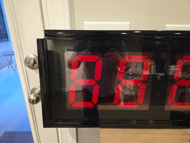 EXTRA LARGE 50″ LED COUNTDOWN / UP CLOCK 8" Big Time Clocks Model 170 No Remote gallery