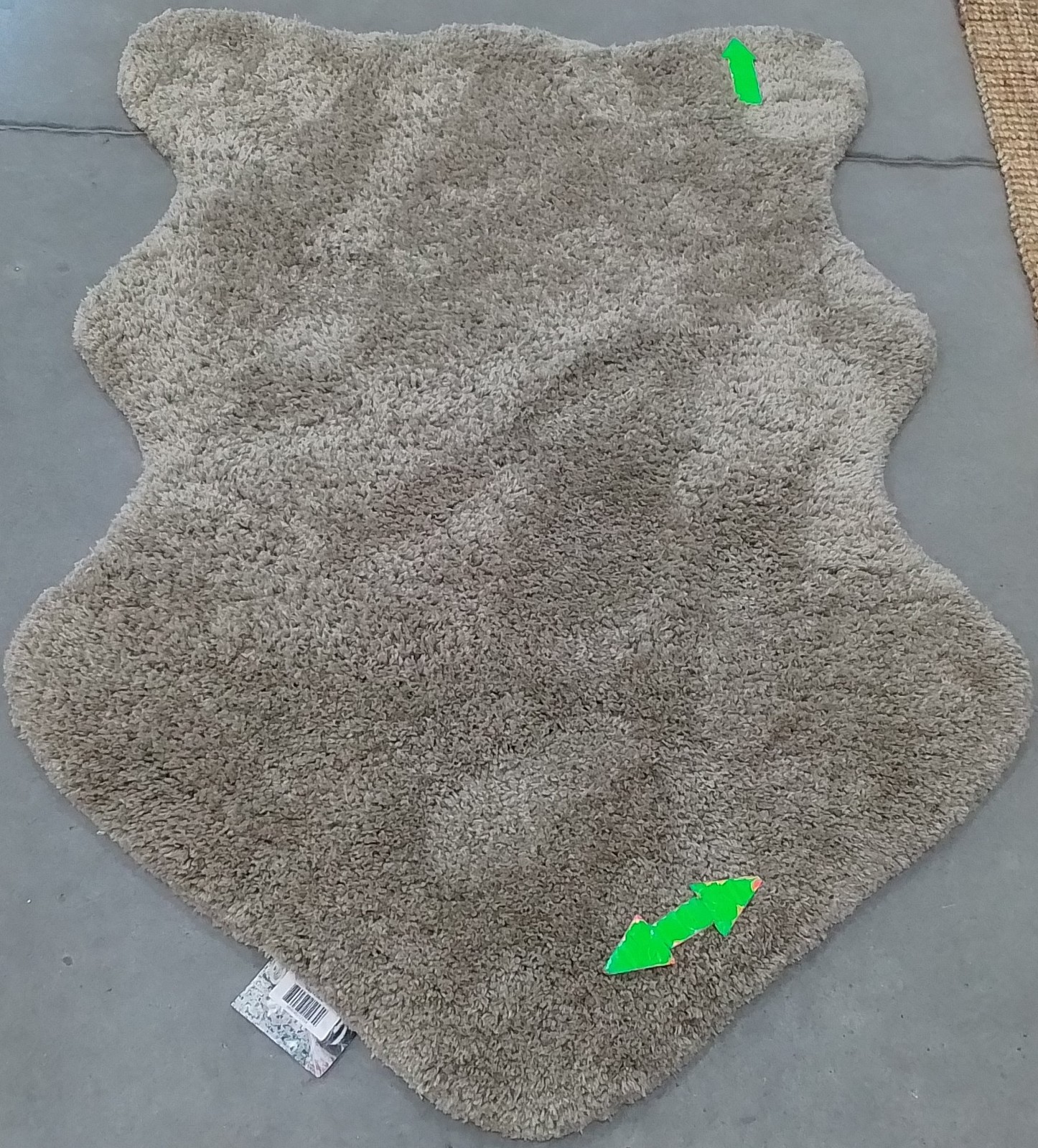 SILVER 4'-0" x 6'-0" Stained Rug, Reduced Price 1172800020 SSG101A-4 gallery