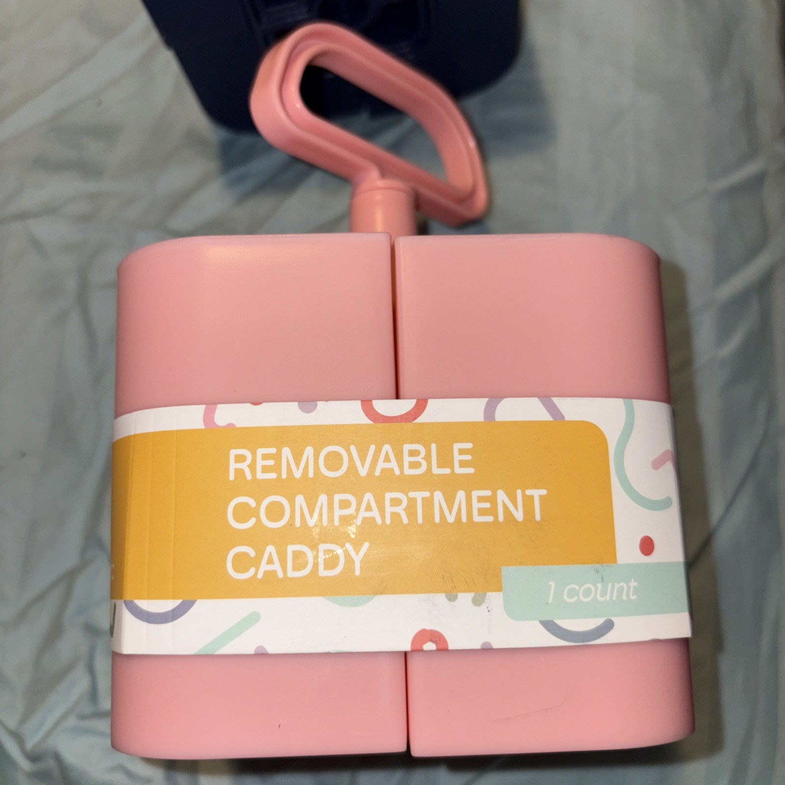 MADE FOR RETAIL Removable Compartment Caddy w/Handle PINK gallery