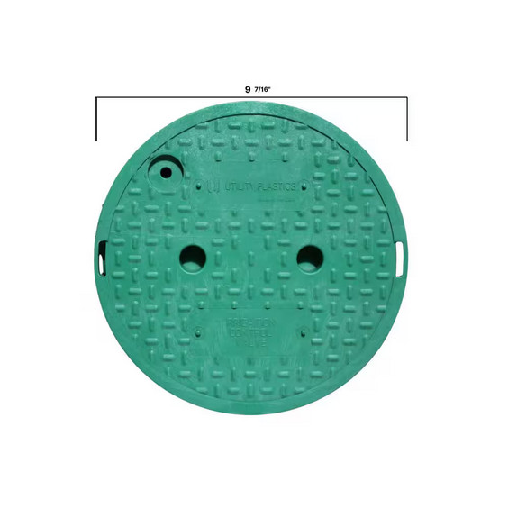 10 in. Round Irrigation Ground Valve Box Lid gallery