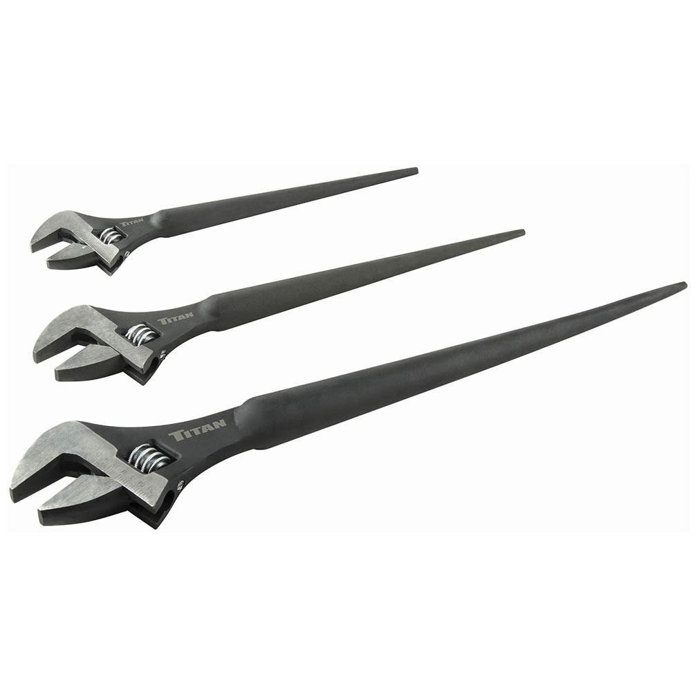 Titan 223 Adjustable Construction Spud Wrench, 3-Pc Set gallery
