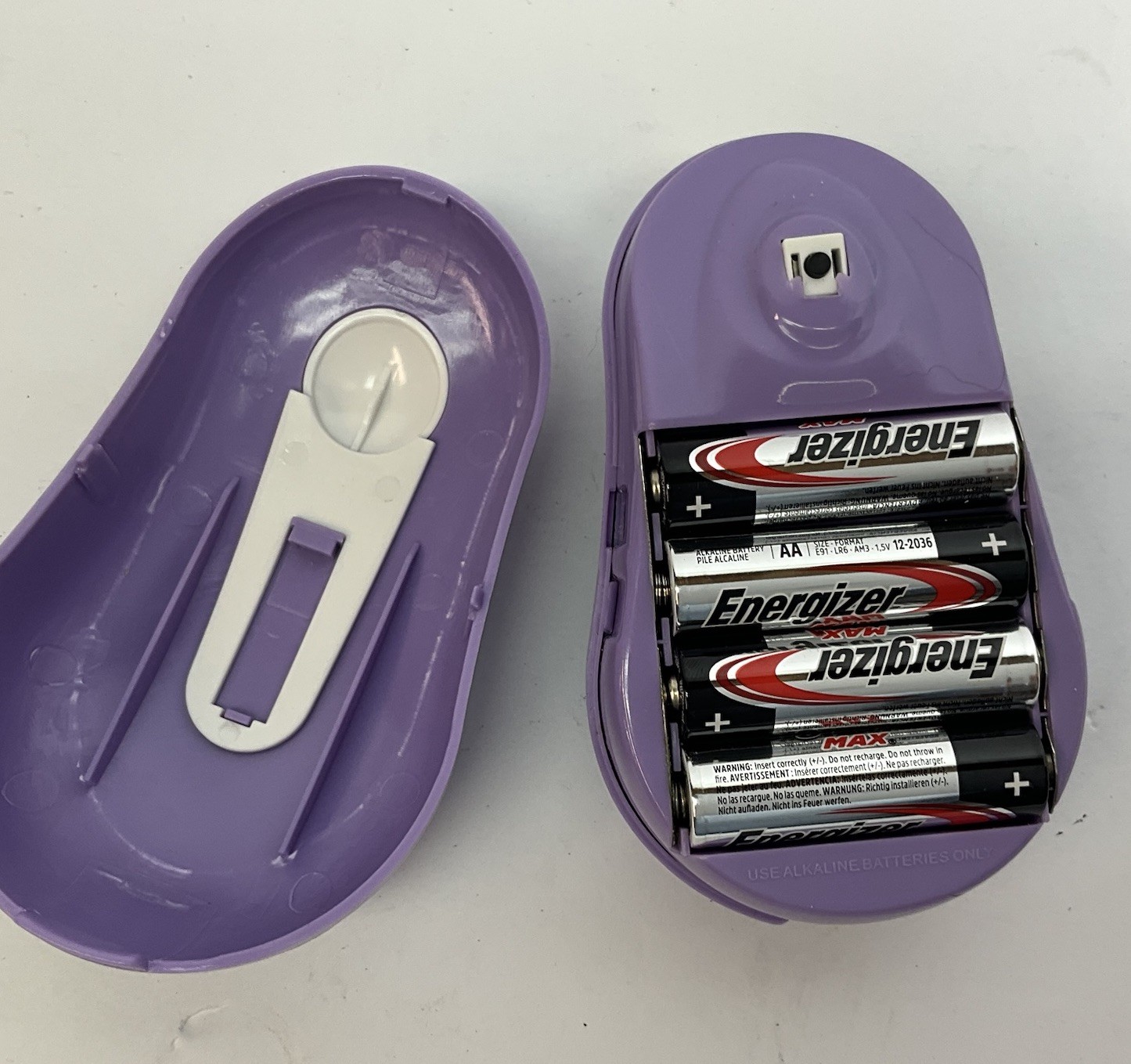 Purple Lilac Kitchen Mama Auto Electric Can Opener- Used Great Working Condition gallery