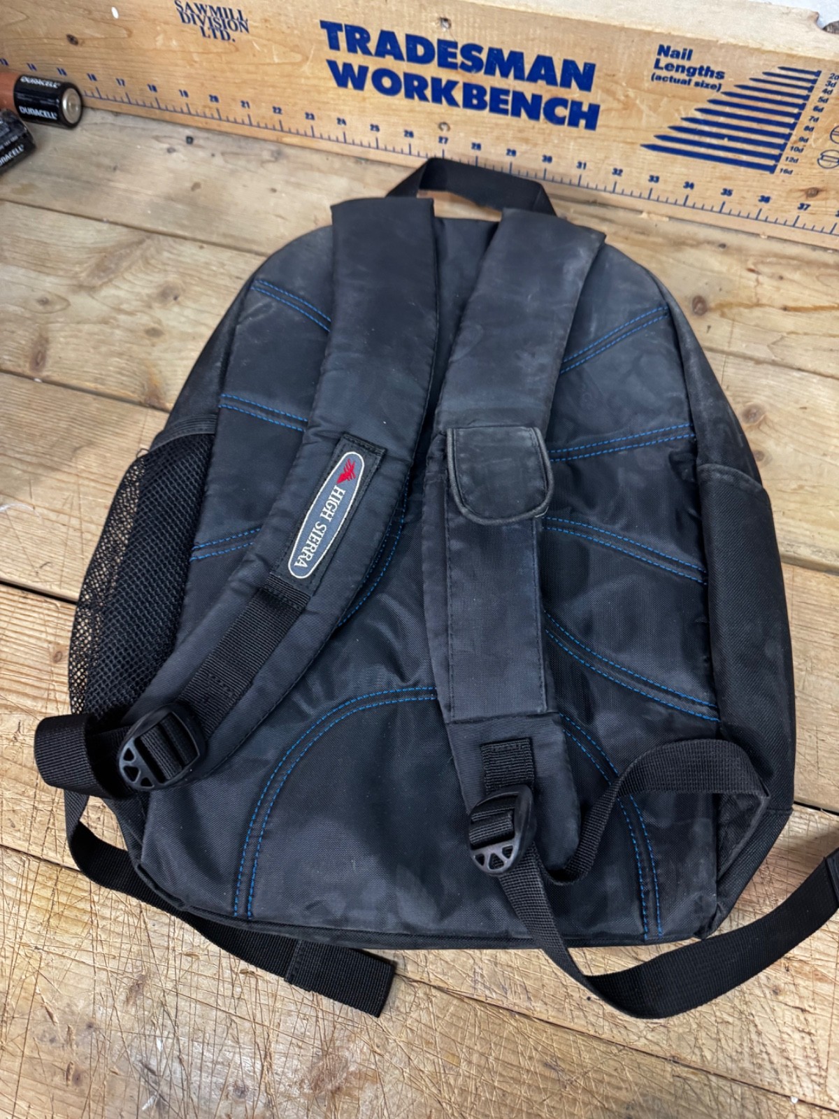 High Sierra backpack Blue/Black 4