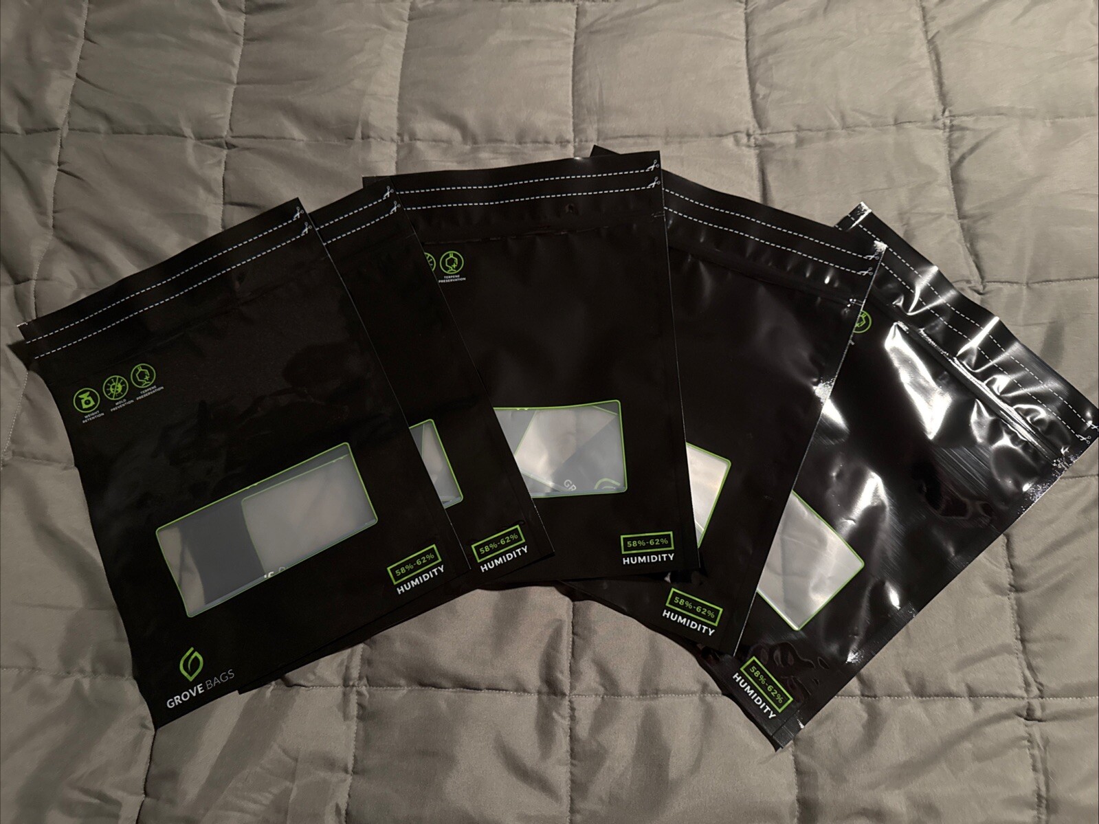 Grove Bags - TerpLoc Technology ~ Quarter Pound 1/4 Lb Bag - 4 Oz. ( pack of 5 ) gallery