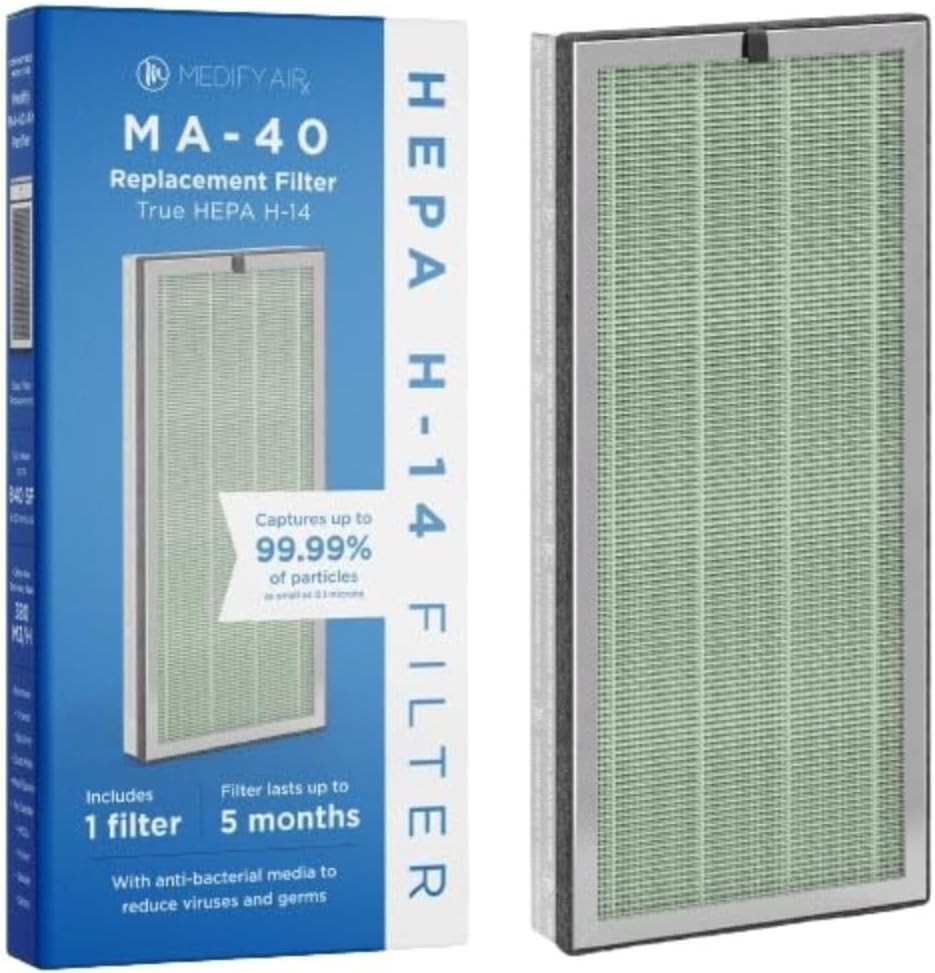MA-40 Genuine Replacement Filter | for Allergens, Wildfire Smoke, Dust, Odors gallery