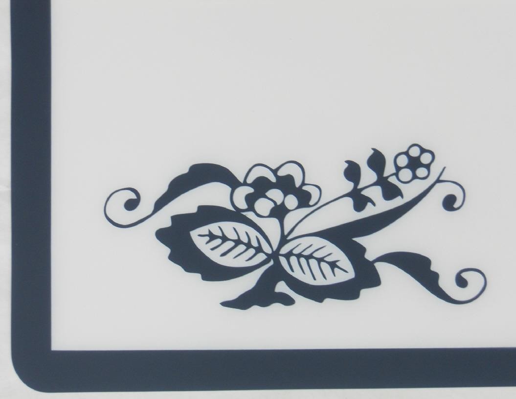 HTF 4 Corelle Coordinates OLD TOWN BLUE 19x13 PLACEMATS Navy Easy Wipe Clean gallery