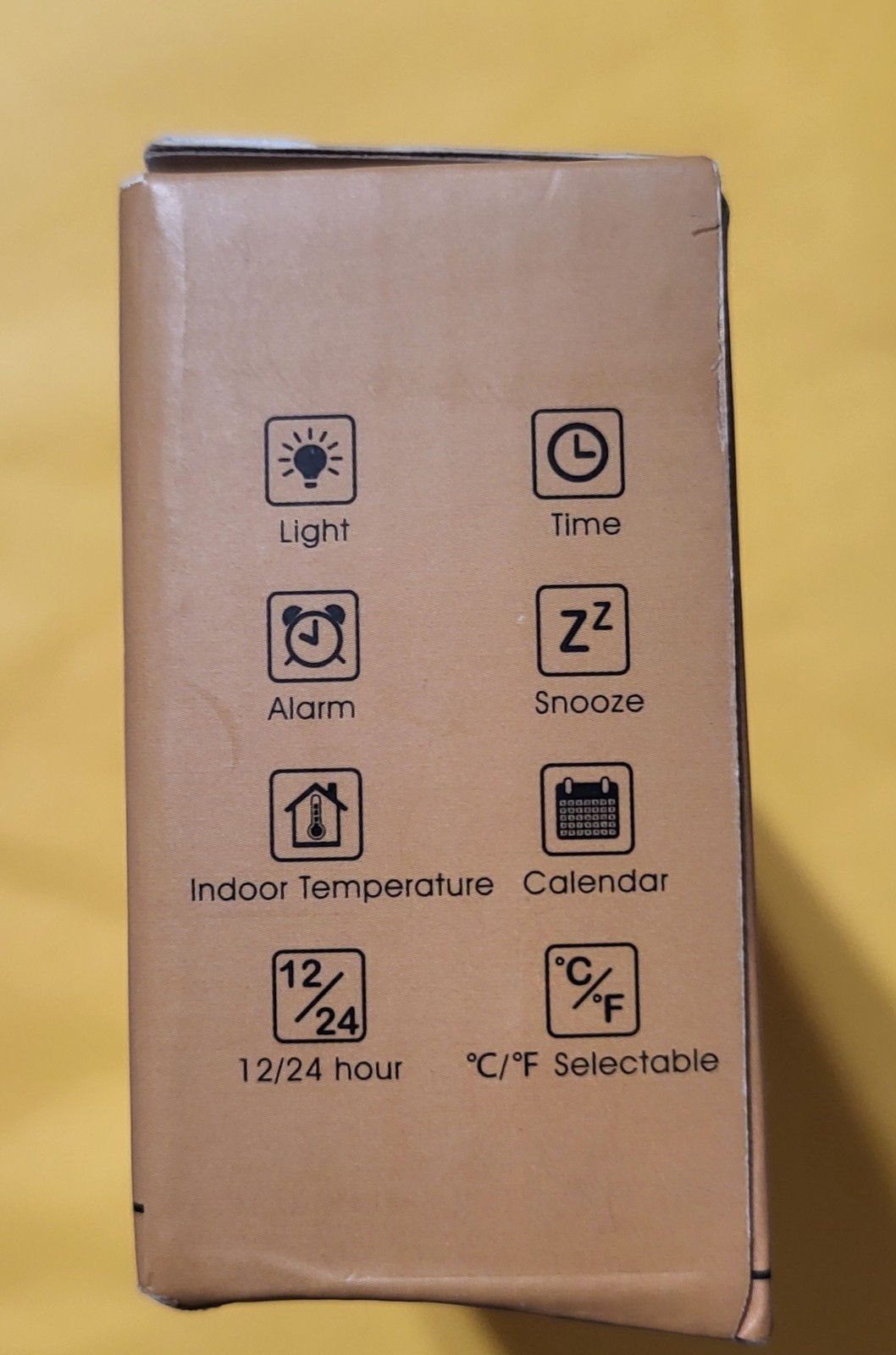 JX012 LED Alarm Clock/Wall Clock Open Box Tested and Fully Functional. gallery
