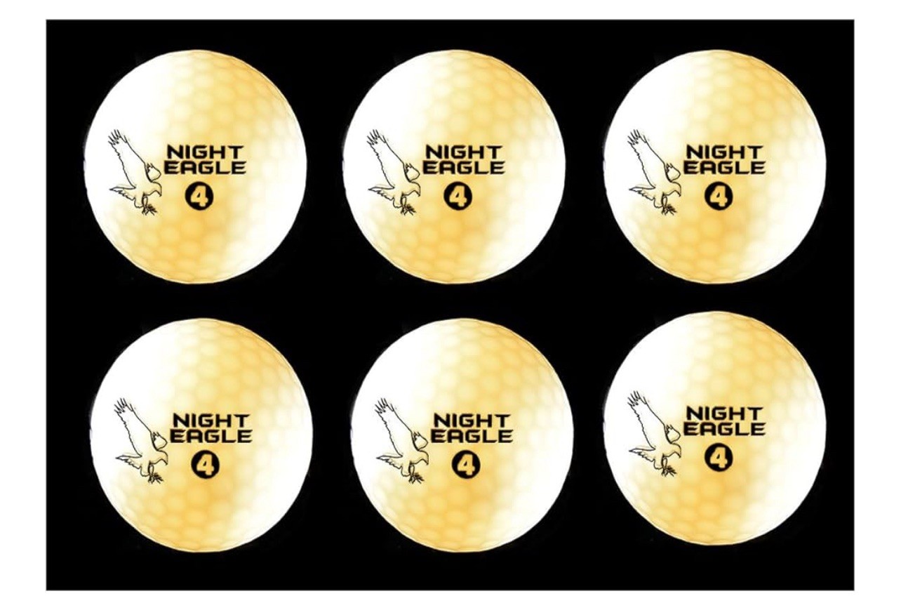 CV LED Golf Balls - Light Activated - No Timer - 6 Pack (White) gallery