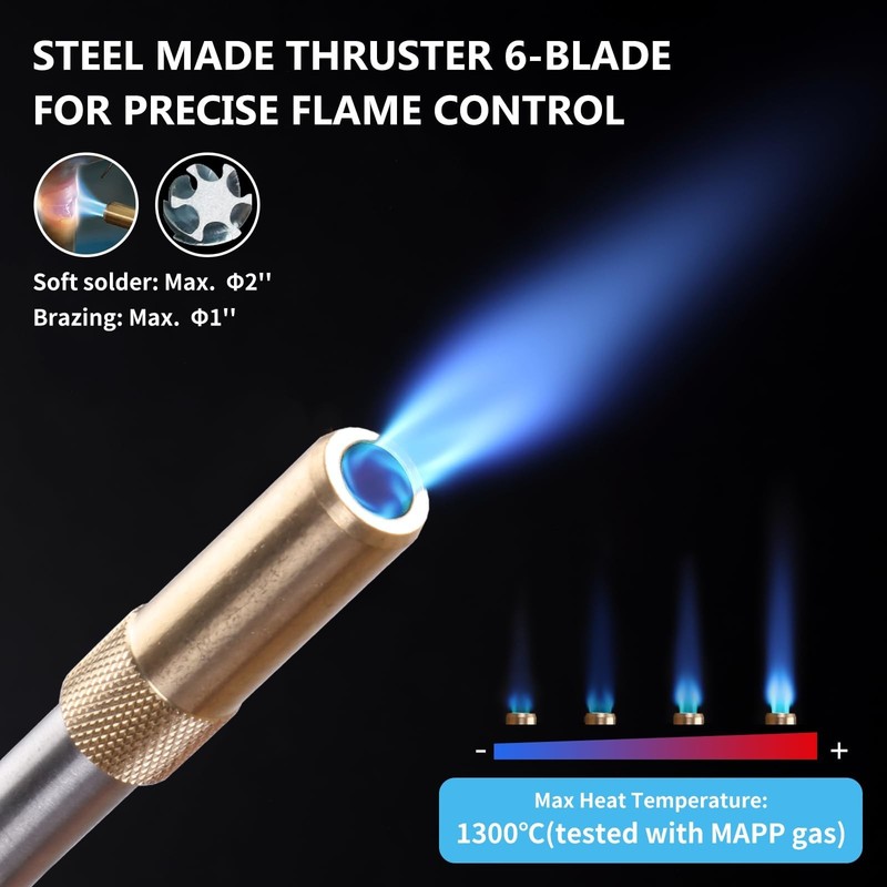 High-Performance Propane Torch Kit - Self-Igniting, 25,000 BTU, 4.9ft Hose, Idea gallery