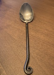 Pottery Barn Fiddlehead Large Serving Spoon 10″