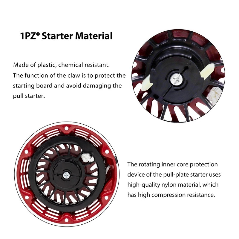 PULL START STARTER RECOIL TYPE B FOR HONDA GX120 GX160 GX200 5.5 6.5HP GENERATOR gallery