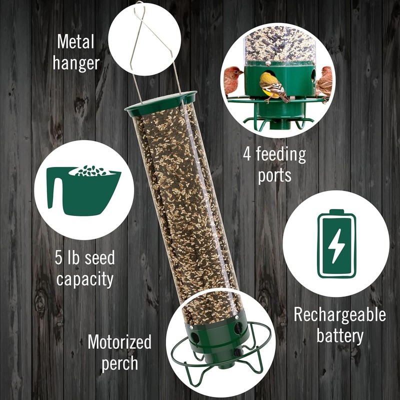 Droll Yankees Squirrel Proof Bird Feeders for Outdoor-YF-M-Flipper,YankeeFlipper gallery