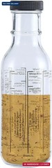 Fox Run Glass Salad Dressing Shaker Bottle, 300 ml/10.15 oz Dressing Bottle With
