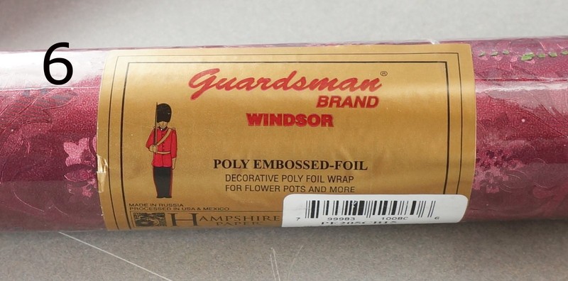 Guardsman Windsor Embossed Poly Foil Cake Board Floral Wrap 20" x 30' 1 Roll New gallery