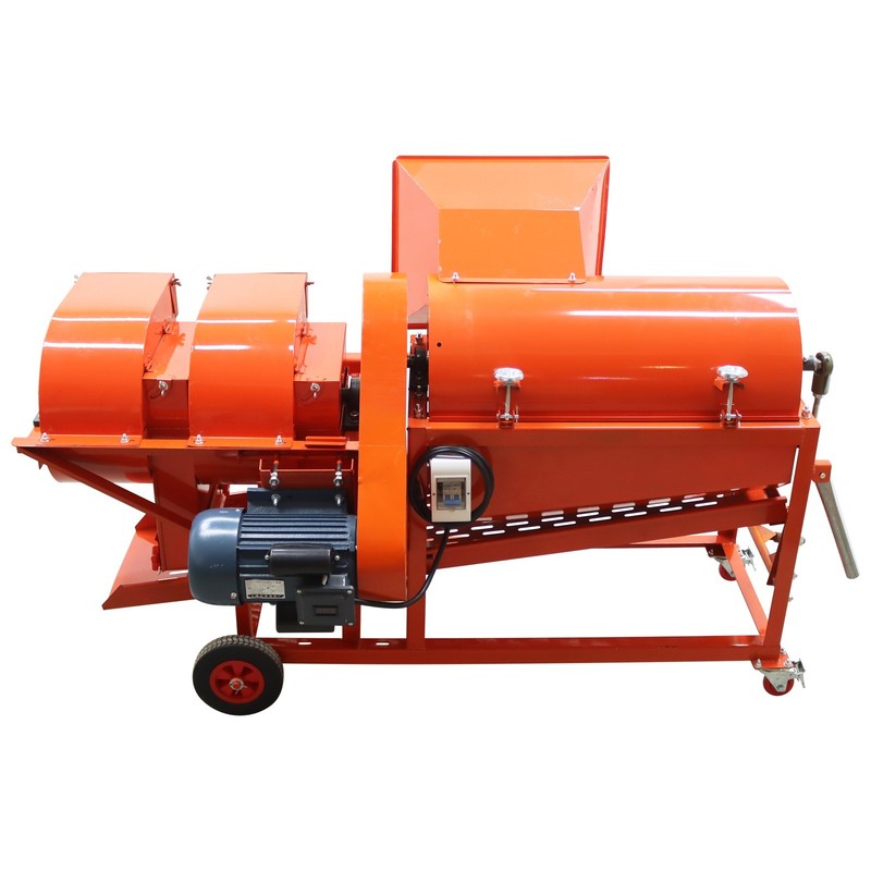Chestnut Burr Shell Removing Machine with Double Fans 220V 1 Phase 800-1000Kg/h gallery