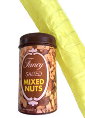 CLOTH SPRING SNAKE NUT CAN Plastic Jar Prank Joke Toy Jumping Jumps Out Funny