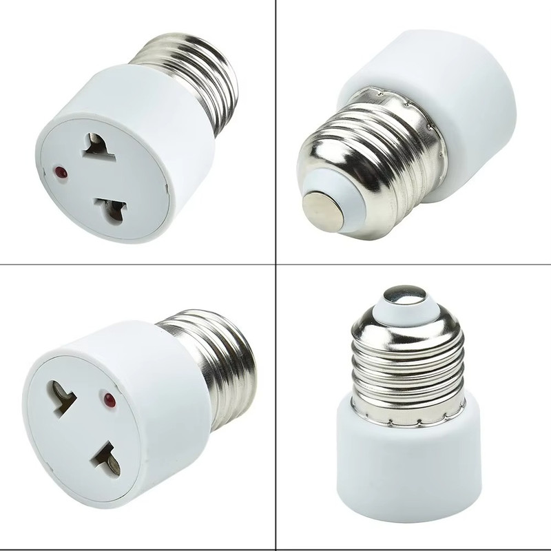 Outlet Light Socket Adapter, E26 Light Bulb to Plug Converter 1pcs gallery