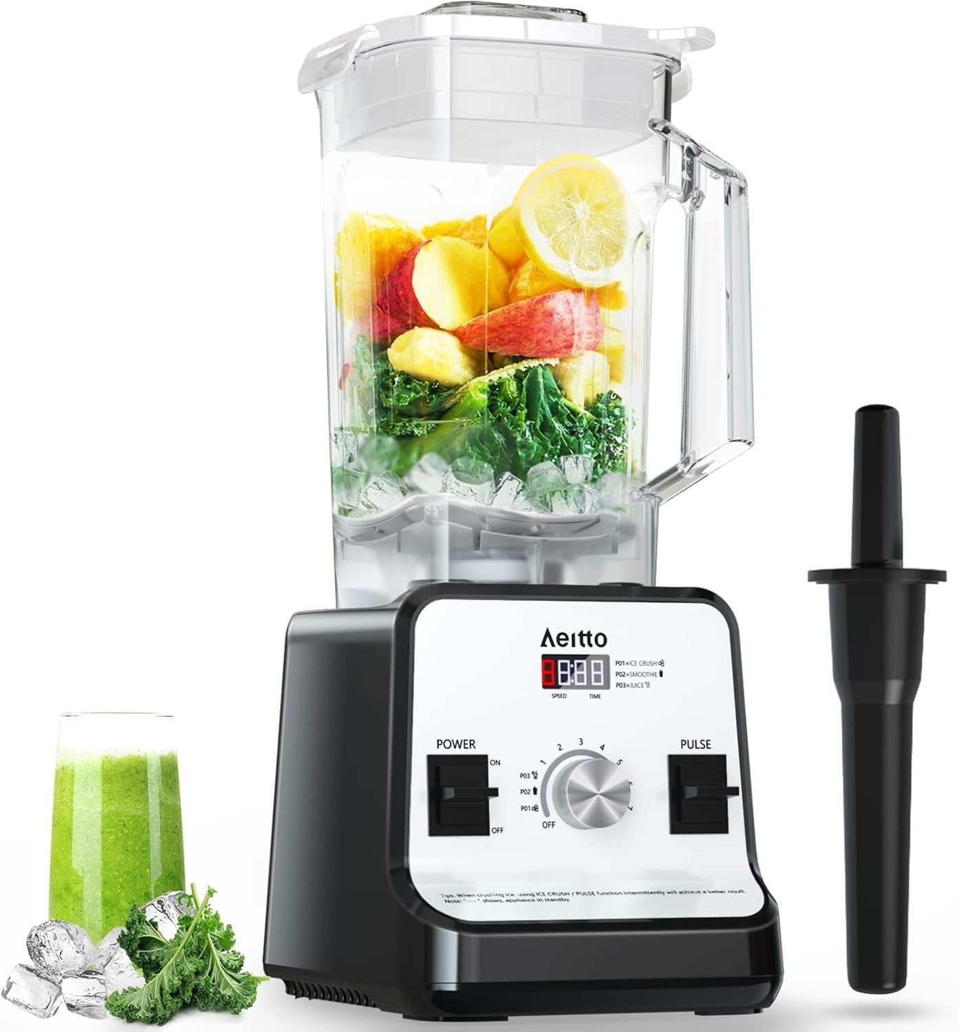 Blender for Kitchen, 68 Oz Large Capacity Professional Countertop Blender, 1500 gallery