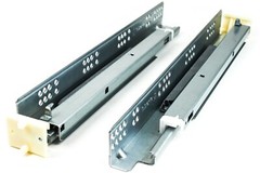 Soft Close Under Mounted 9″-21″ Drawer Slide 100 Lb Load Rating with Screws