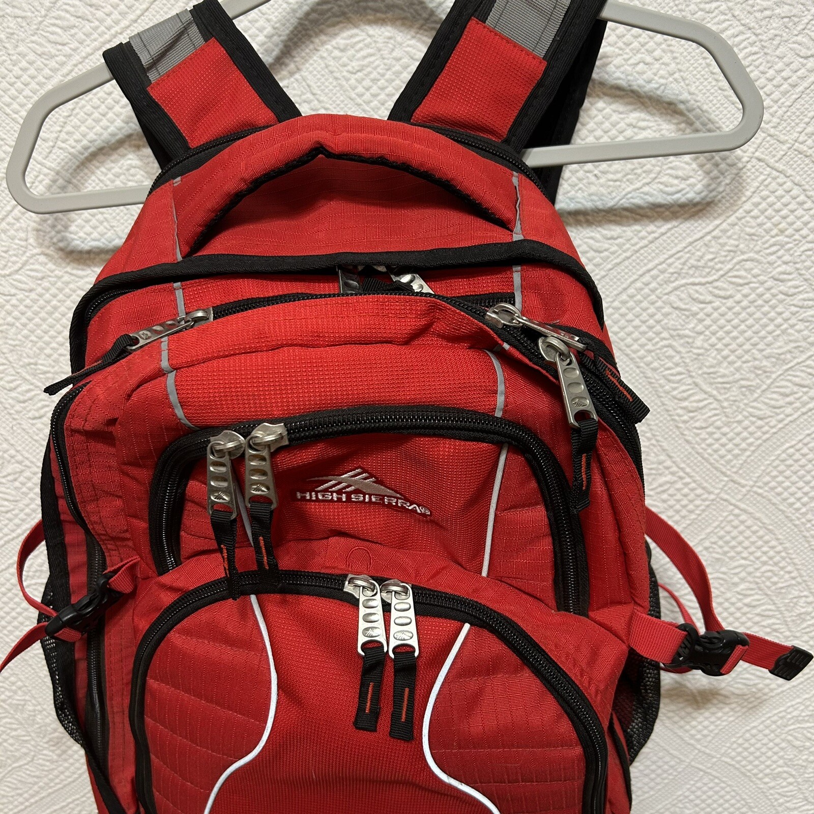 High Sierra Back Pack Red Lap Top Student Business