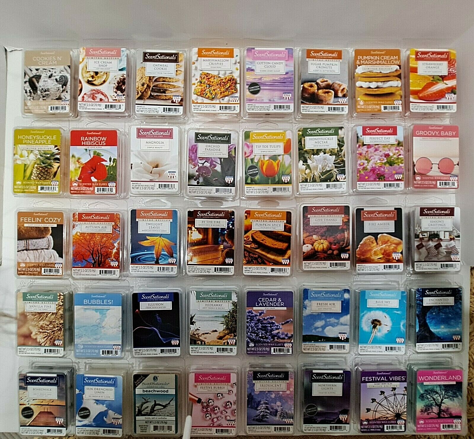 ScentSationals Wax Cubes U CHOOSE Limited Edition 6 Cubes 2.5oz SameDayShip #40S gallery