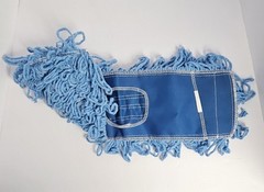 Dust Mop Replacement Head Washable Commercial Heavy Duty Mop Refills 20″x6″ BLUE