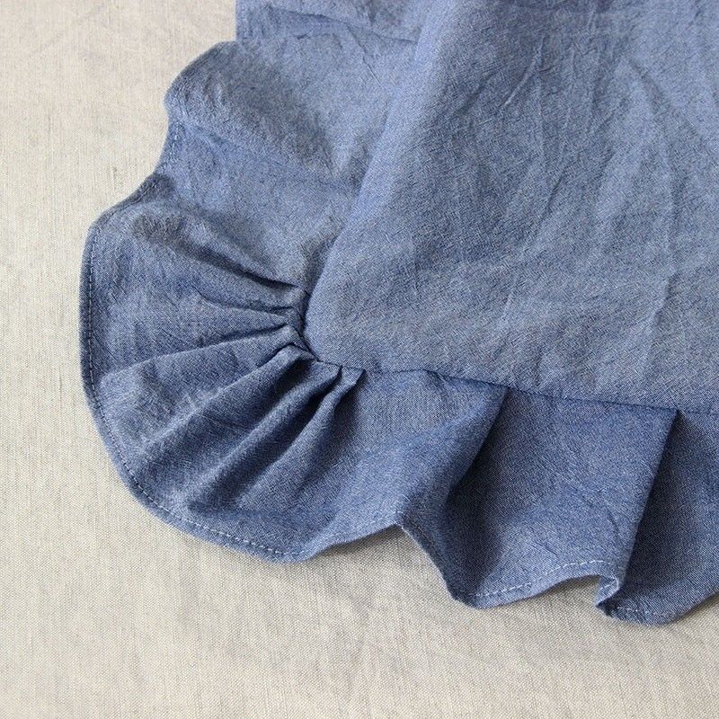 Throw Pillow Cover Cushion Case Ruffle Cotton Soft Sofa Chair Bed Home Decor New gallery